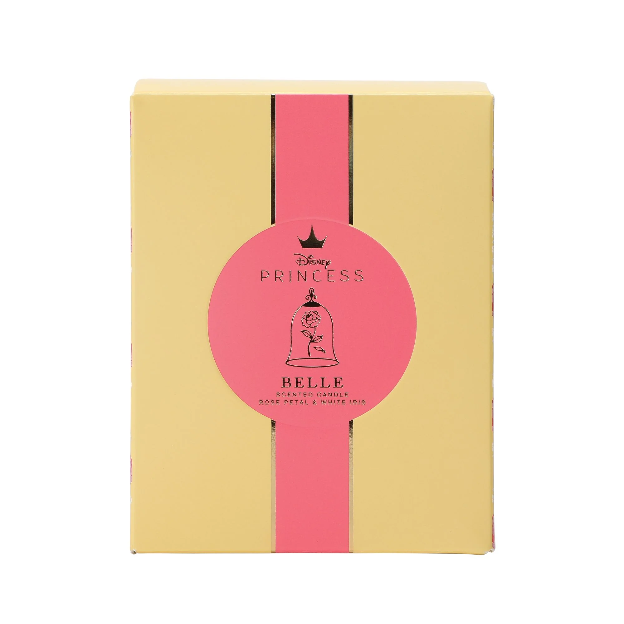 Belle Rose Petal & White Iris Foiled Glass Candle Candle - Image 5
