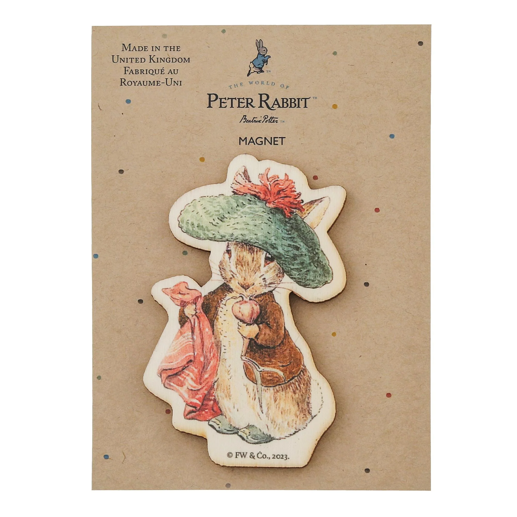 Benjamin Bunny Wooden Magnet - Image 5