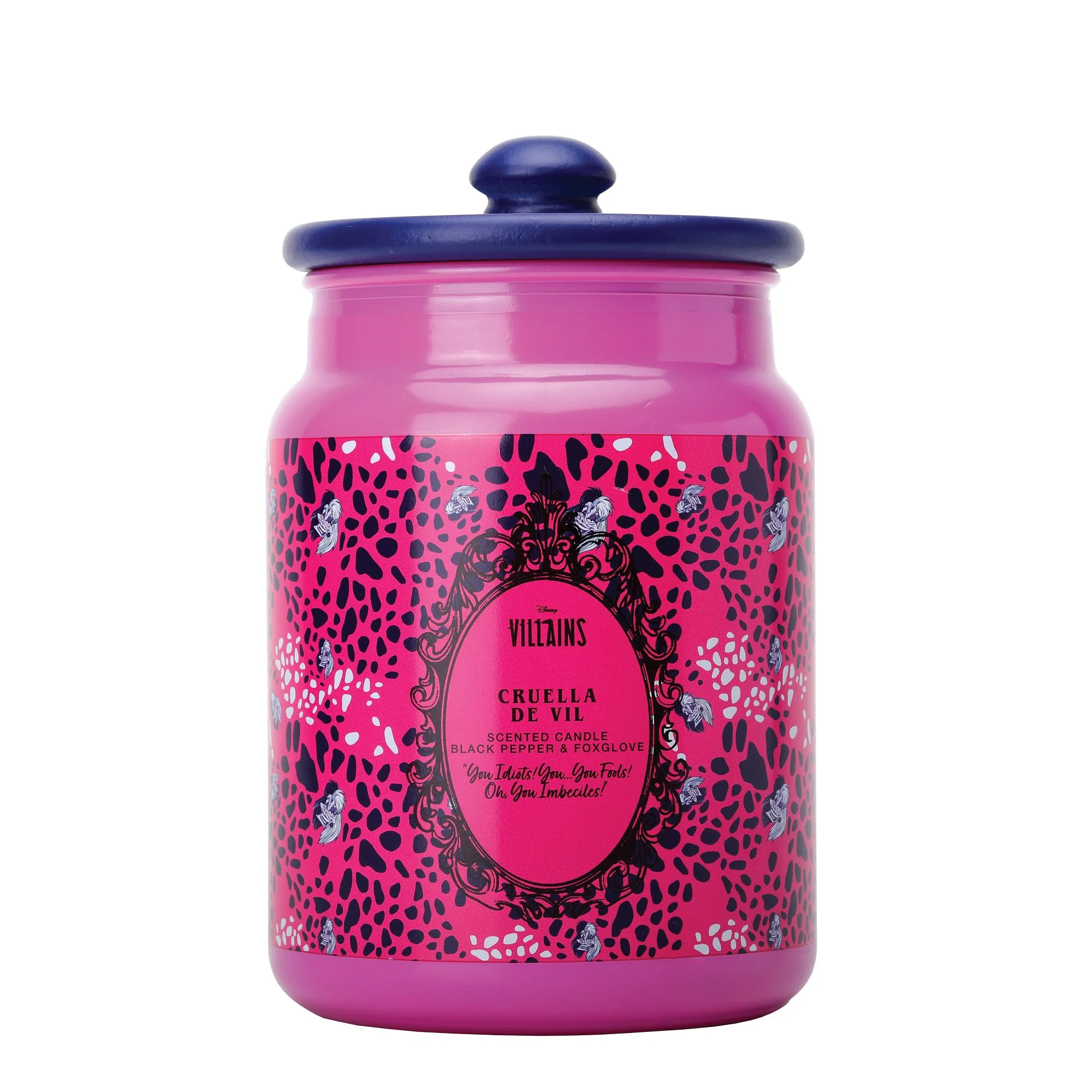 Cruella De Vil Black Pepper & Foxglove Ceramic Jar Candle - Image 3