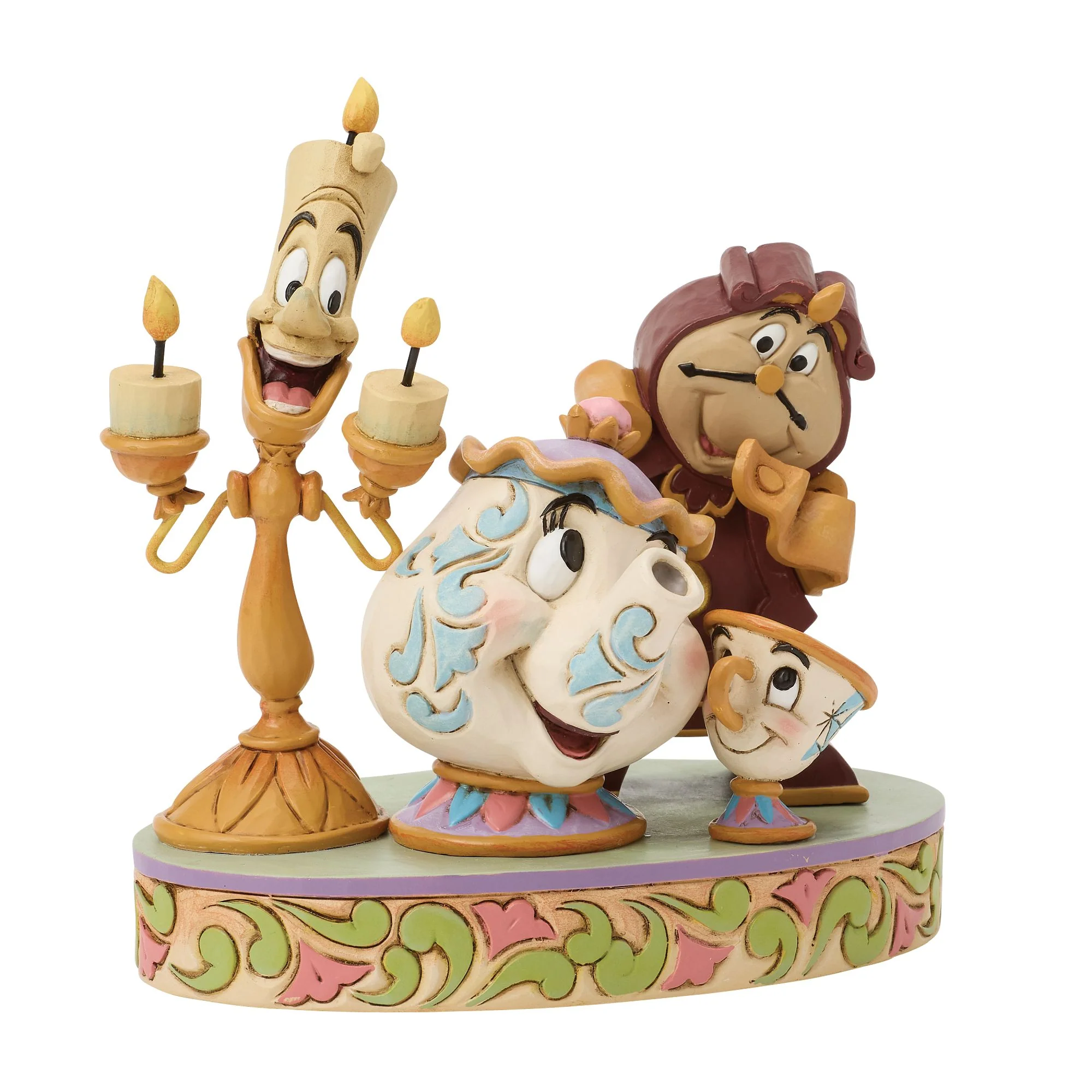 Heart of the Castle (Lumiere, Mrs Potts, Cogsworth and Chip Figurine) - Image 2