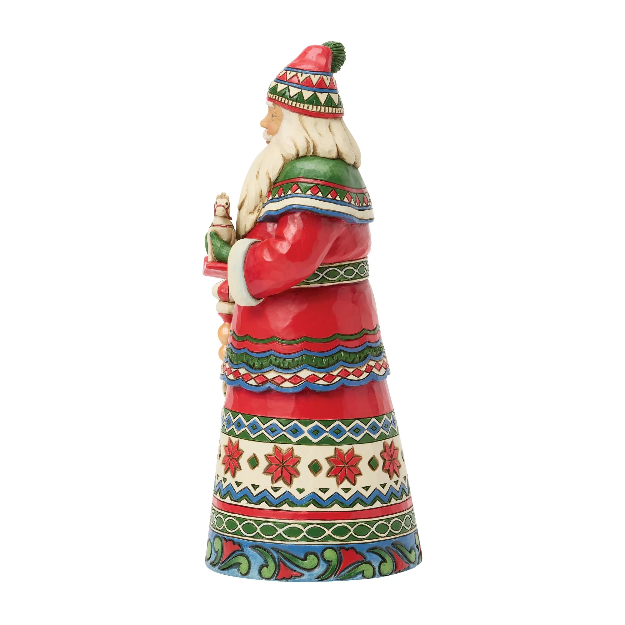 Laplander Santa with Rocking Horse - Image 2