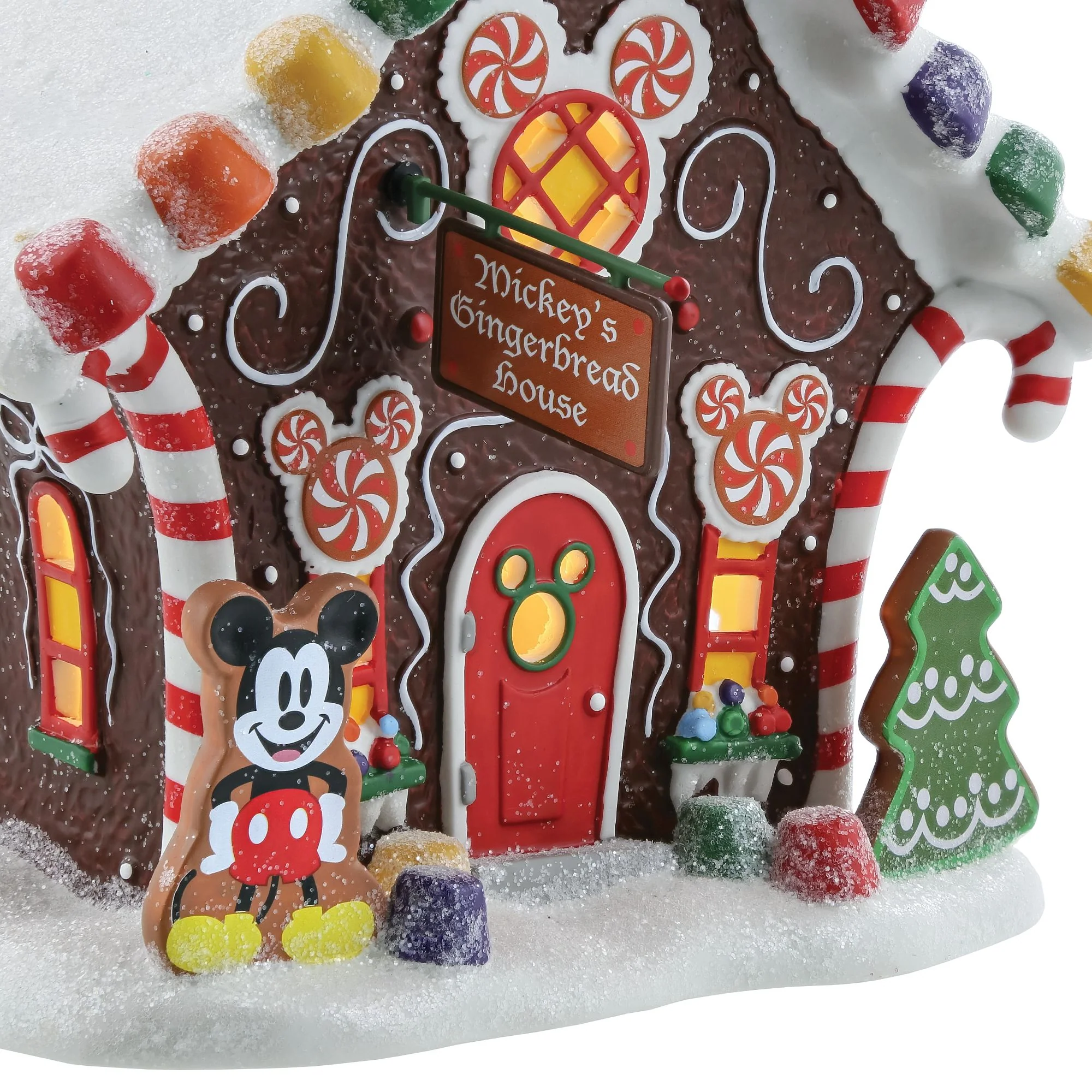 Mickey's Gingerbread House - Disney Village by D56 - Image 6