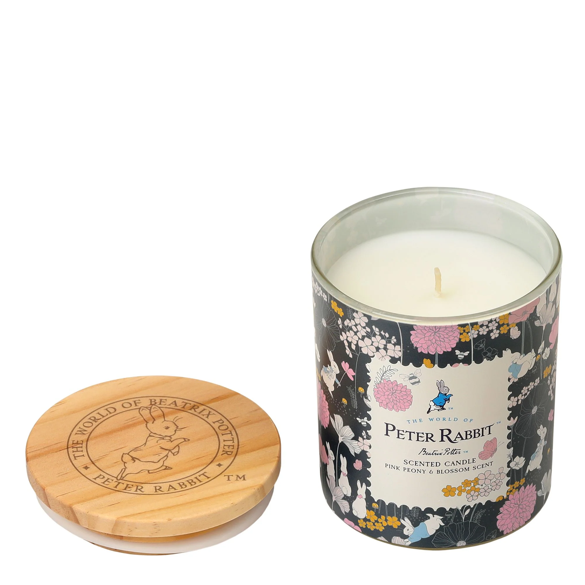 Peter Rabbit Pink Peony & Blossom Candle - Image 3