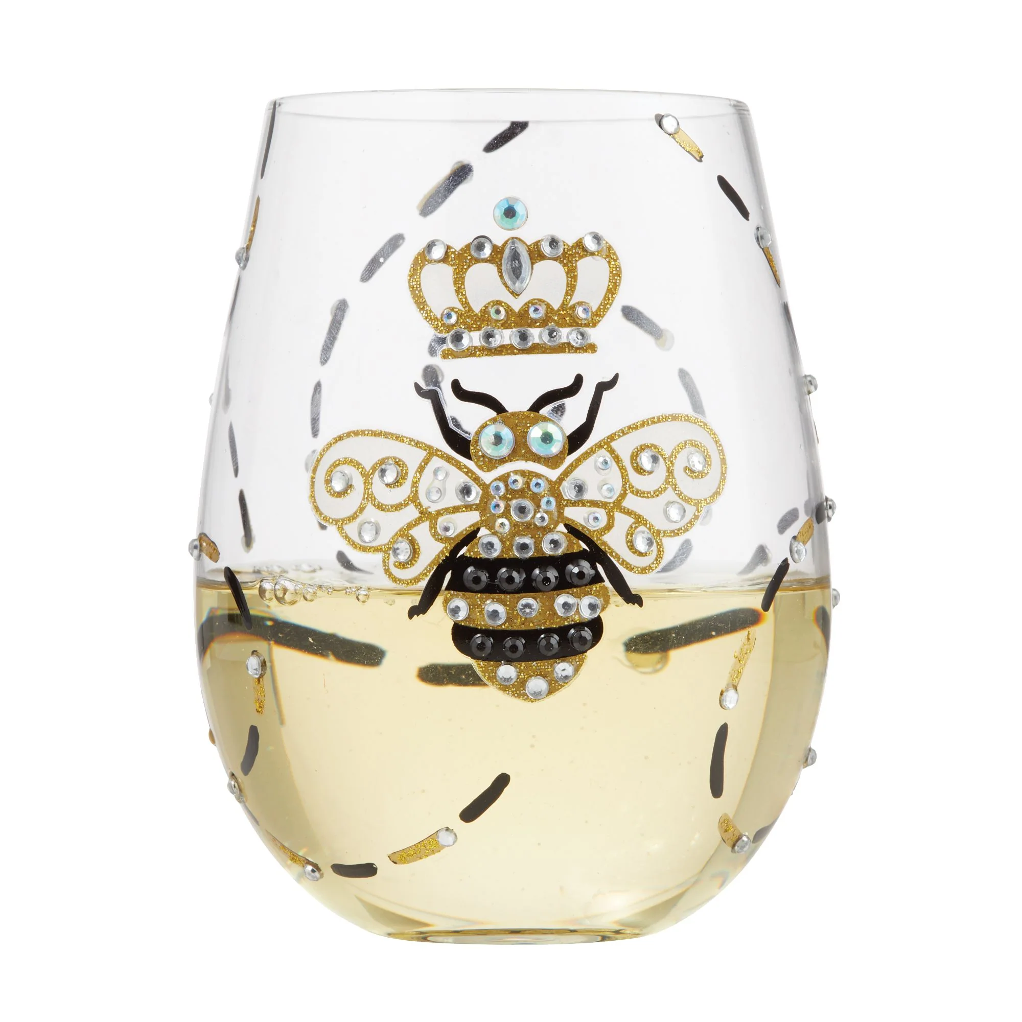 Queen Bee Stemless Glass by Lolita - Image 3