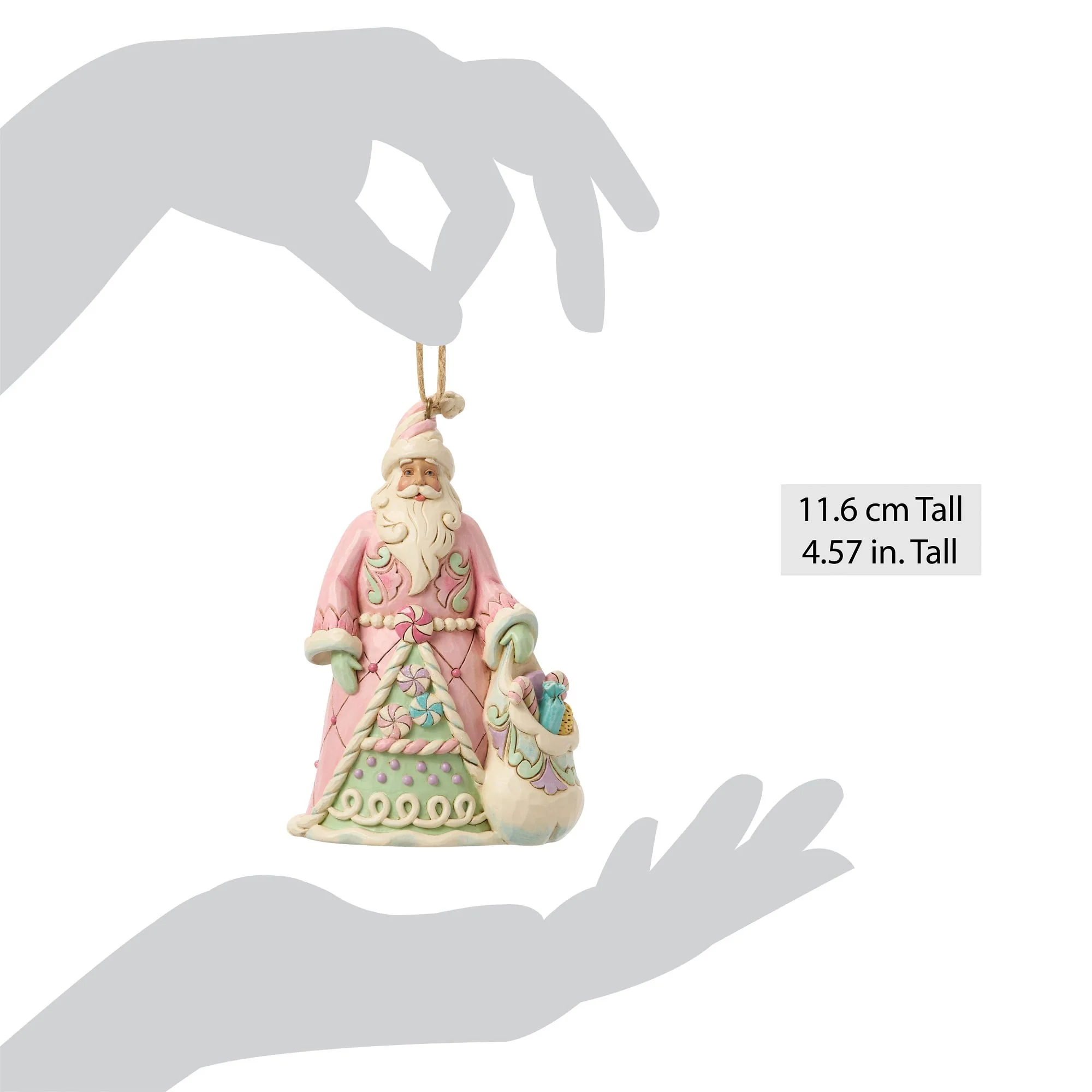 Sweets Santa with a Bag of Candy Hanging Ornament - Image 5